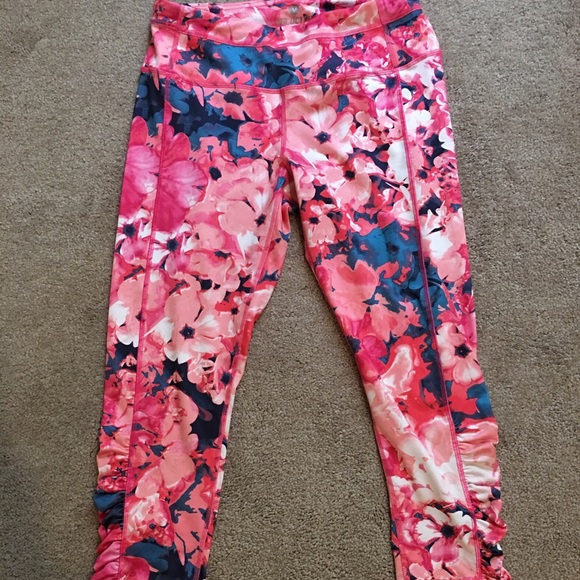 Floral capri workout leggings - Picture 1 of 1